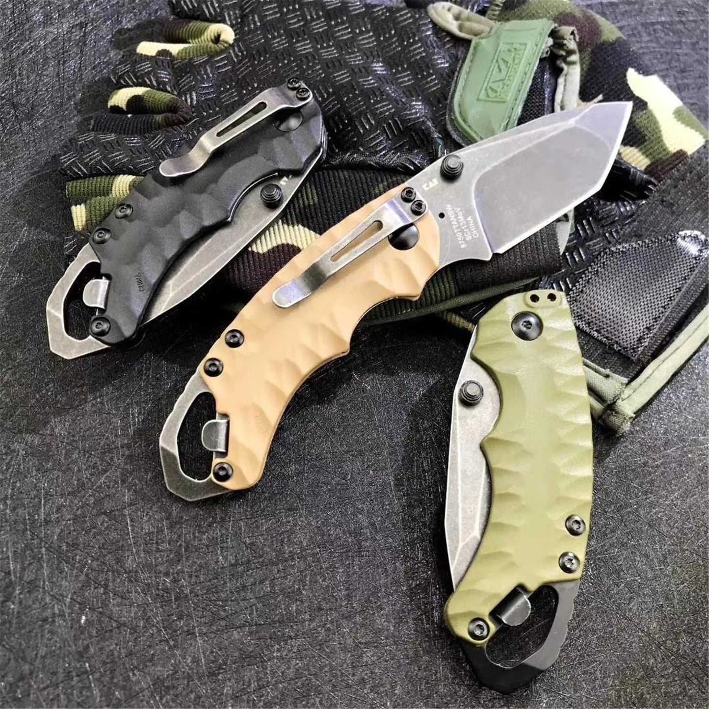 Folding Blade Knife Mini Military Combat