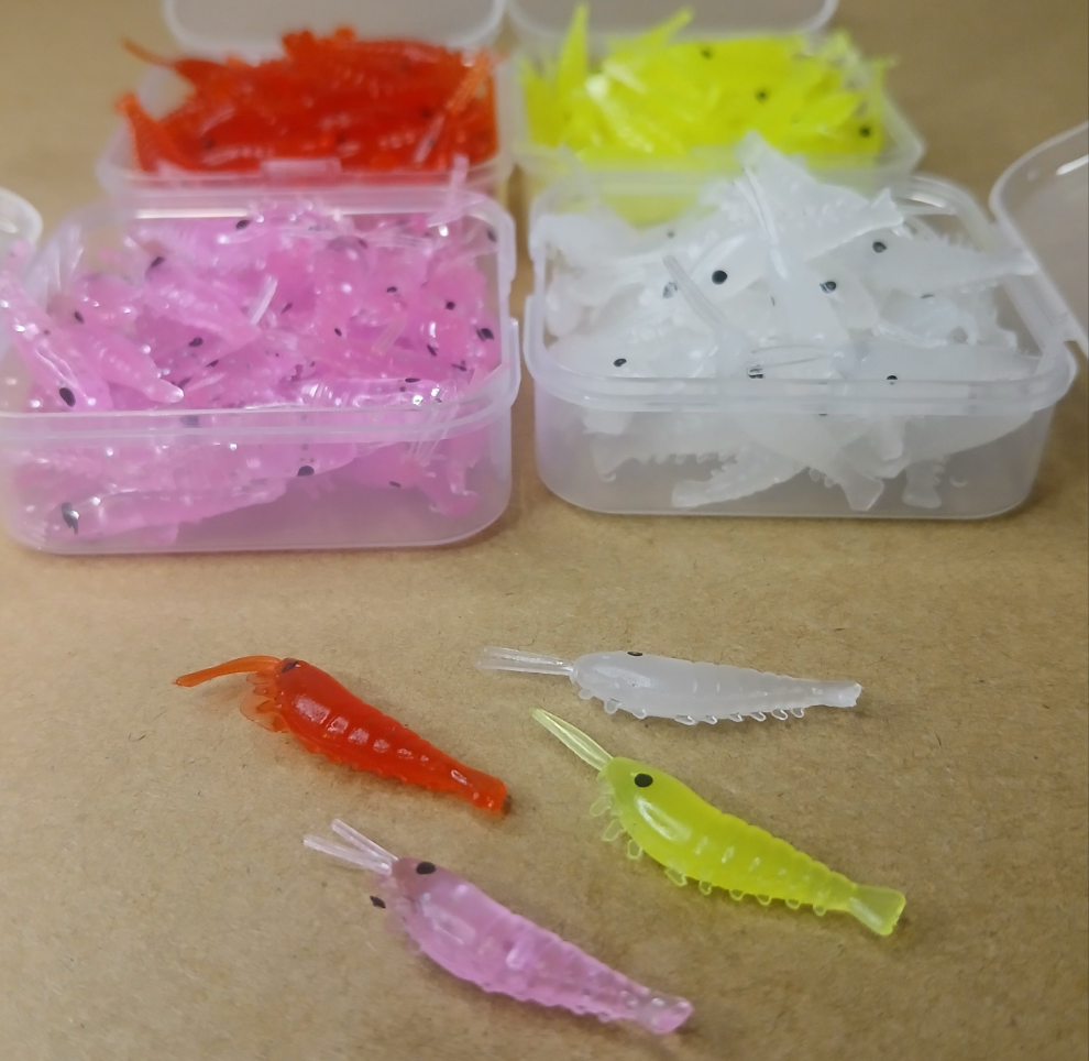 Small Shrimp Fishing Lure Sabiki Size Soft Lure