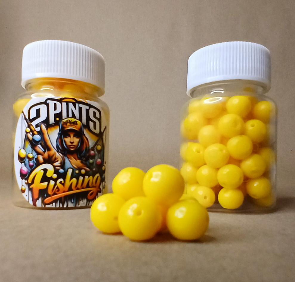 Wild Fishing Floating Pellets - Irresistible Corn Flavor Water Bead Balls, Floats on Water Surface, Effective Fishing Lure for Catching Bluefish, Carp, and Crucian Species