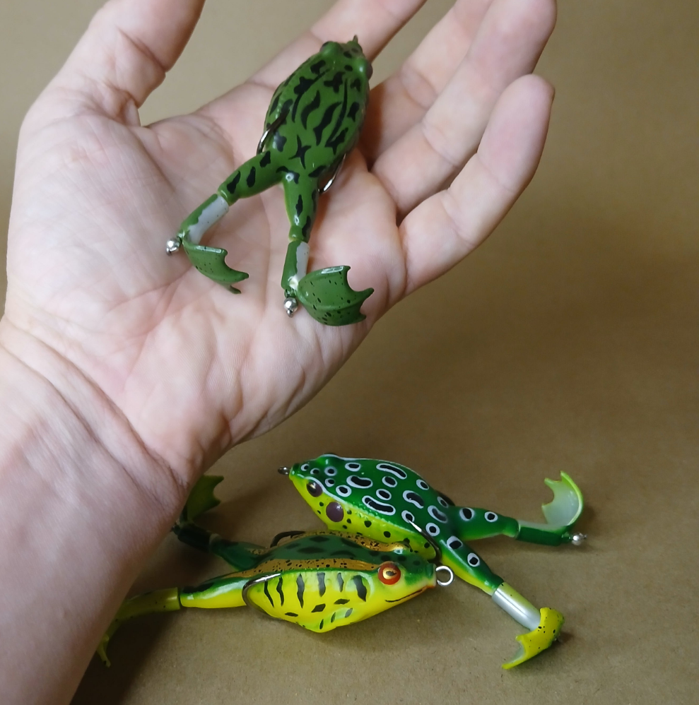 New Upgraded Bionic Frog Topwater Crankbait Lure