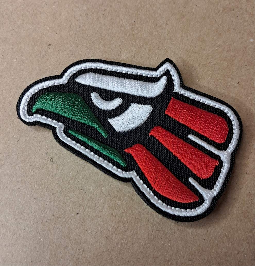 Mexico Velcro Patch 3X2 inch Tactical Morale Embroidered Hook and Loop Mexican Pride Chicano