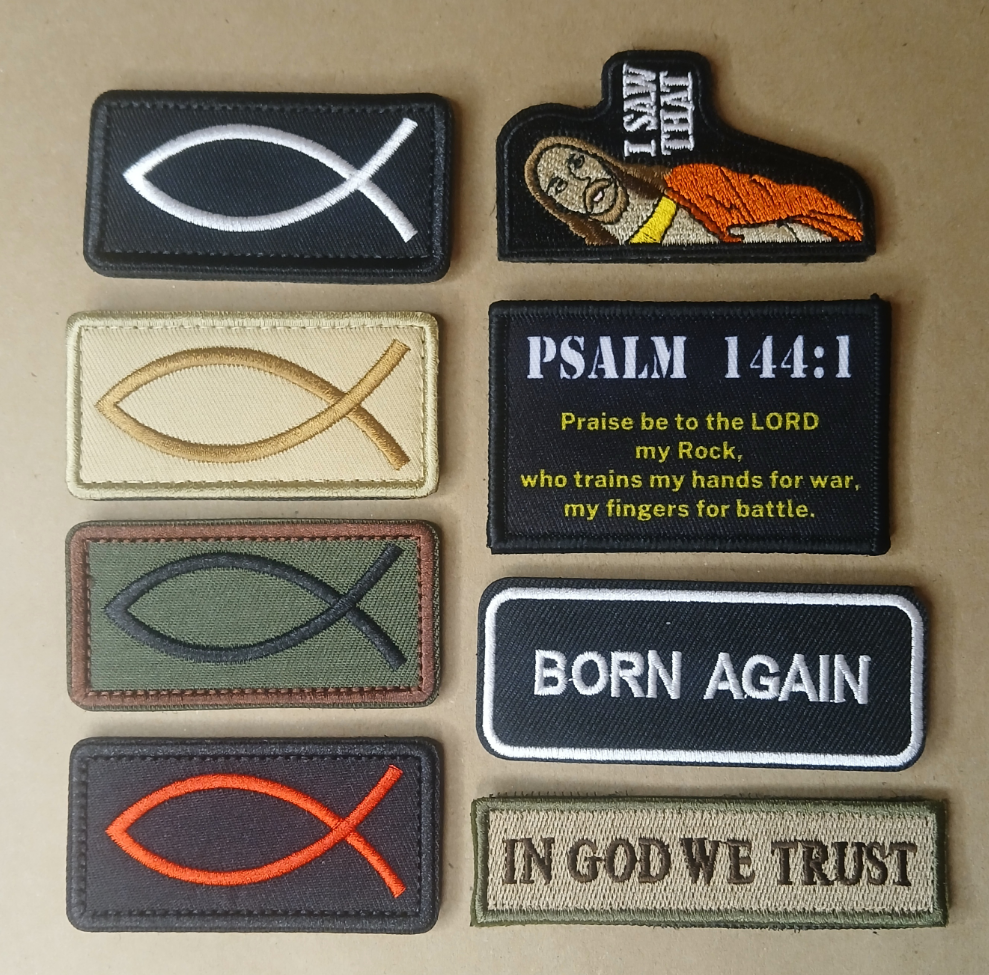 Christian Velcro Patches