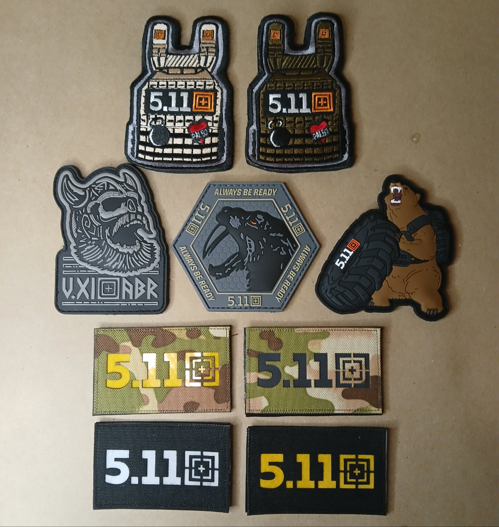 5.11 Tactical Velcro Patch Hook and Loop Morale Nadge 511