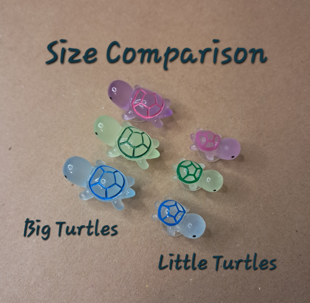 2-Pack Cute Turtle Shoe Charms