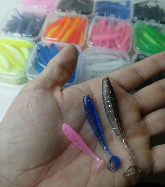 25 Pack T-Tail SwimBait Soft Lure