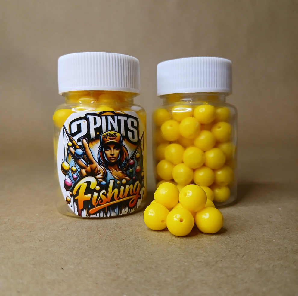 Wild Fishing Floating Pellets - Irresistible Corn Flavor Water Bead Balls, Floats on Water Surface, Effective Fishing Lure for Catching Bluefish, Carp, and Crucian Species