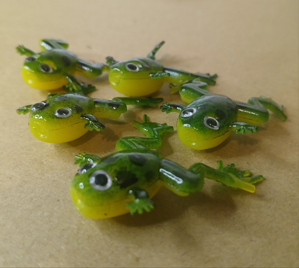 5 Pack Frogz Soft Lure