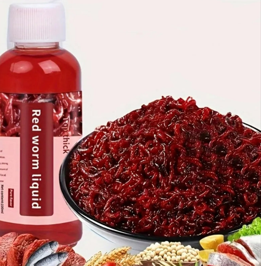 Viral Red Worm Liquid Pure Fish Attractant for Freshwater 100ml
