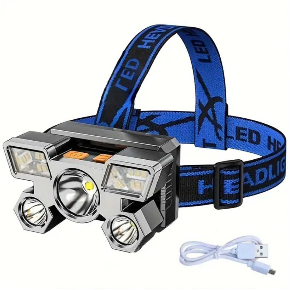 5 LED Super Headlamp Rechargeable