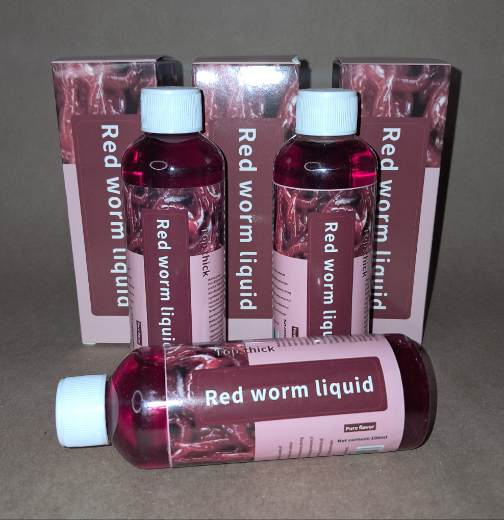 Viral Red Worm Liquid Pure Fish Attractant for Freshwater 100ml