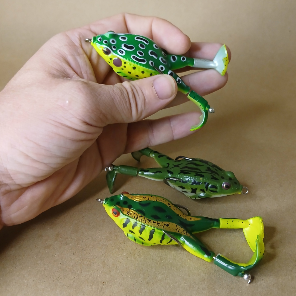 New Upgraded Bionic Frog Topwater Crankbait Lure