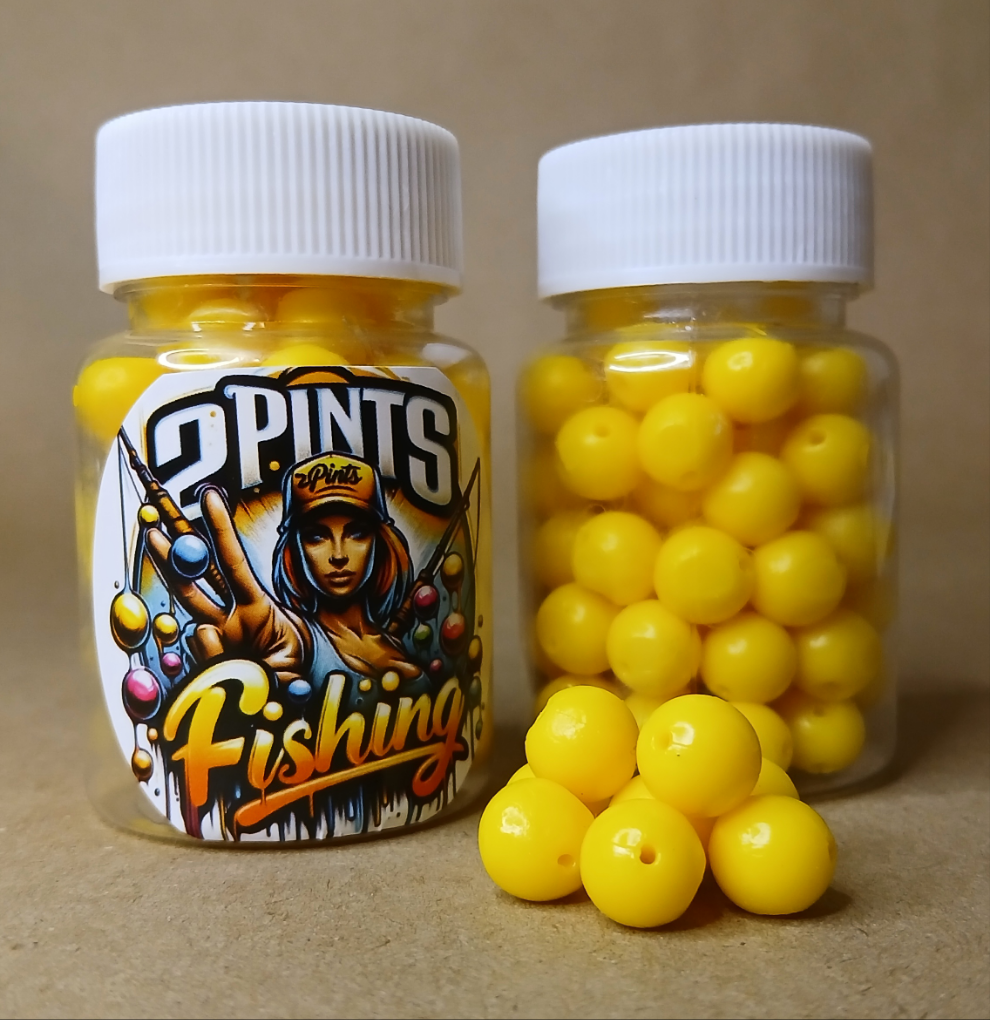 Wild Fishing Floating Pellets - Irresistible Corn Flavor Water Bead Balls, Floats on Water Surface, Effective Fishing Lure for Catching Bluefish, Carp, and Crucian Species