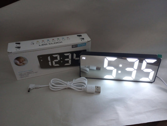 LED Alarm Clock + Thermometer