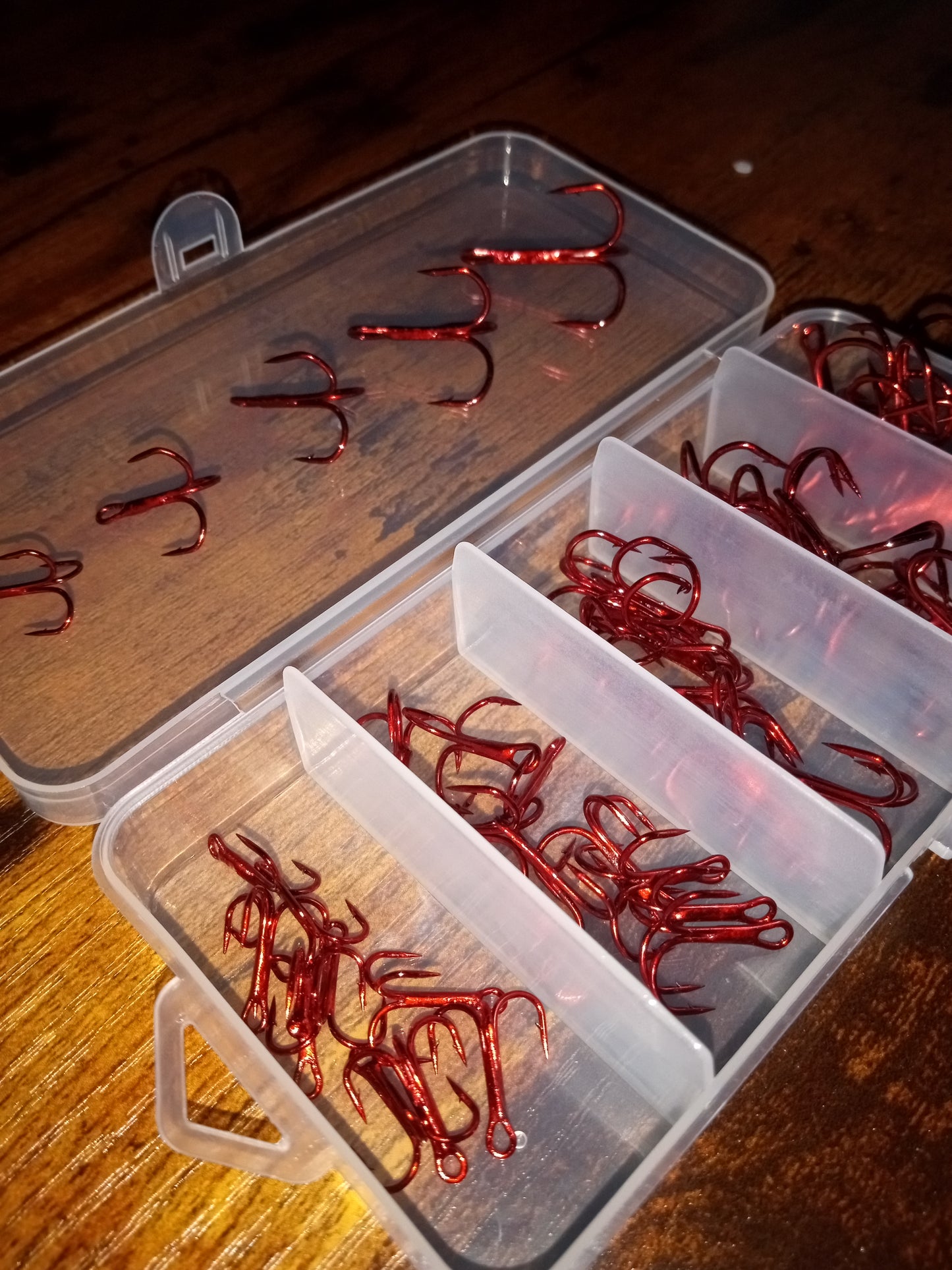 50 CT Treble Hooks