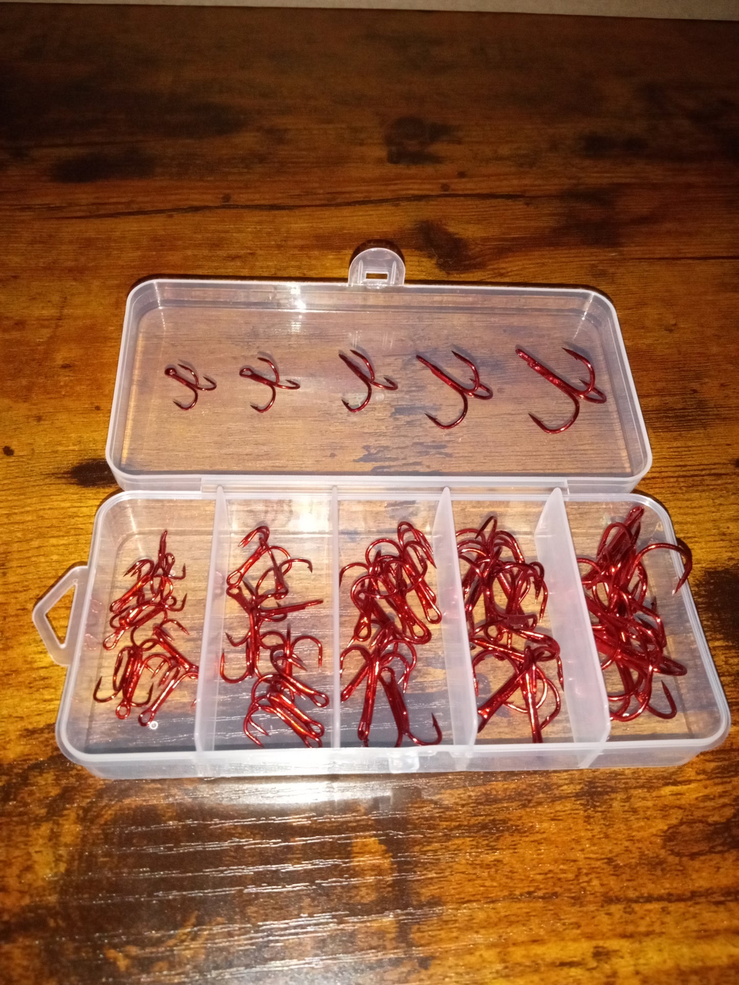 50 CT Treble Hooks