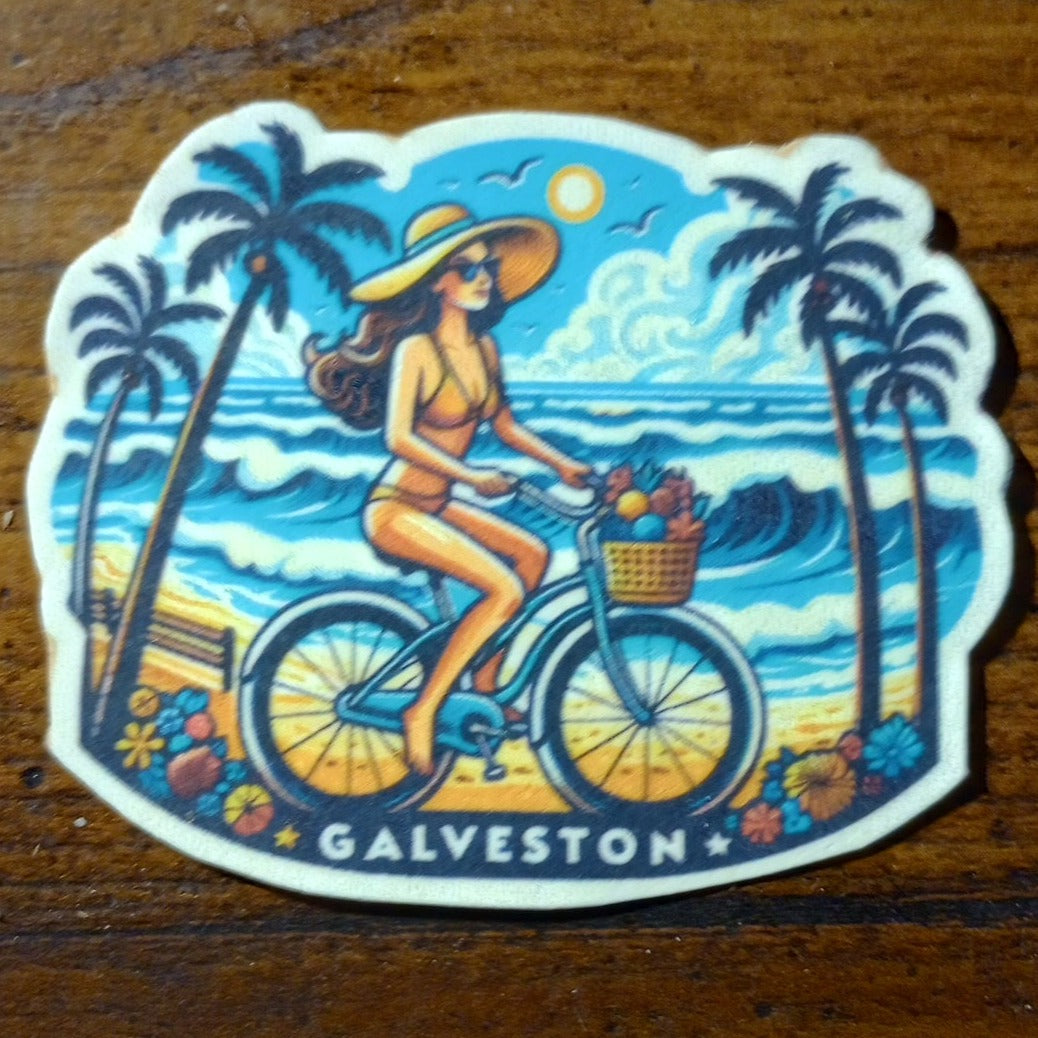 Stickers WaterProof 12 Pack Galveston