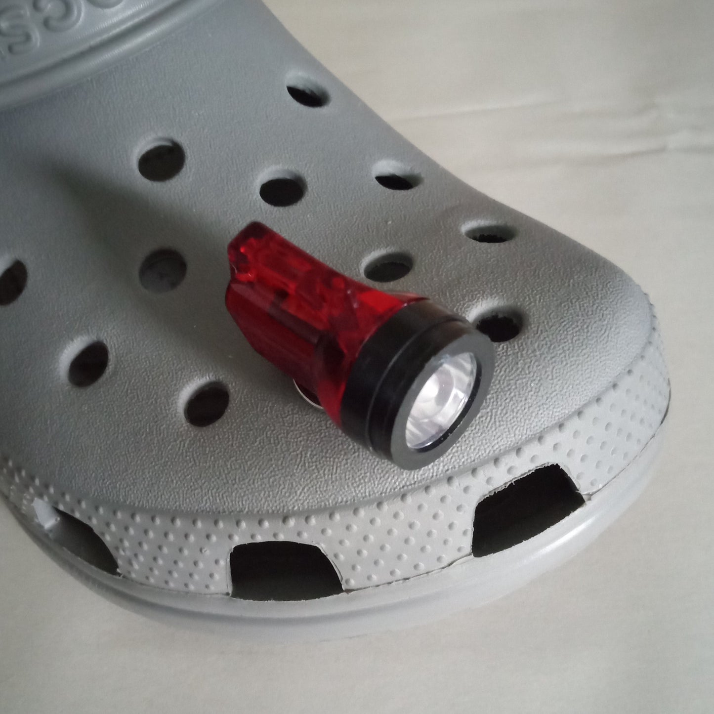 Lantern Flashlight Shoe Charm