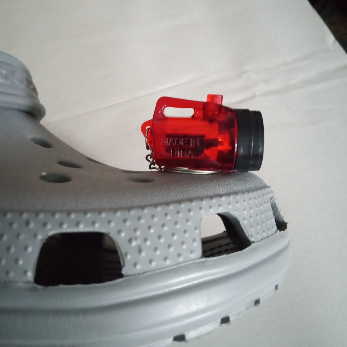 Lantern Flashlight Shoe Charm