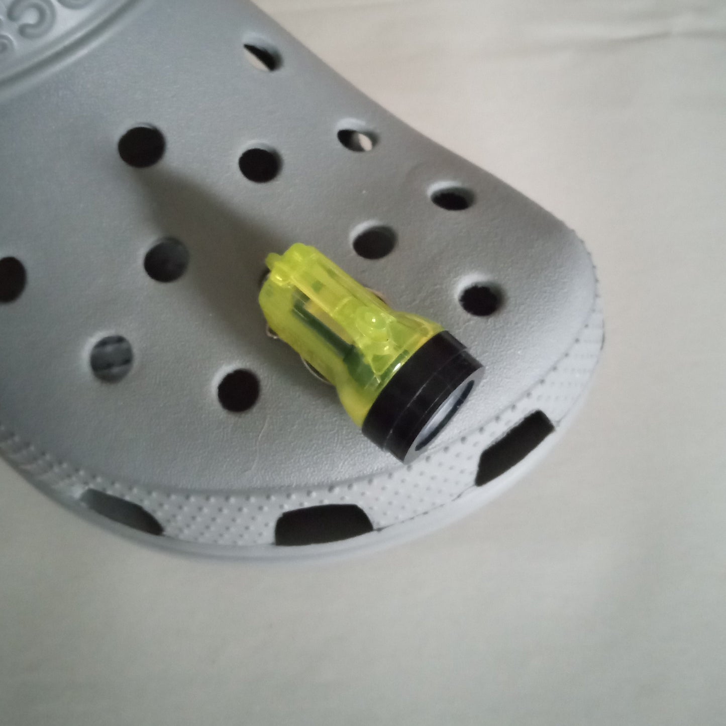 Lantern Flashlight Croc Charm