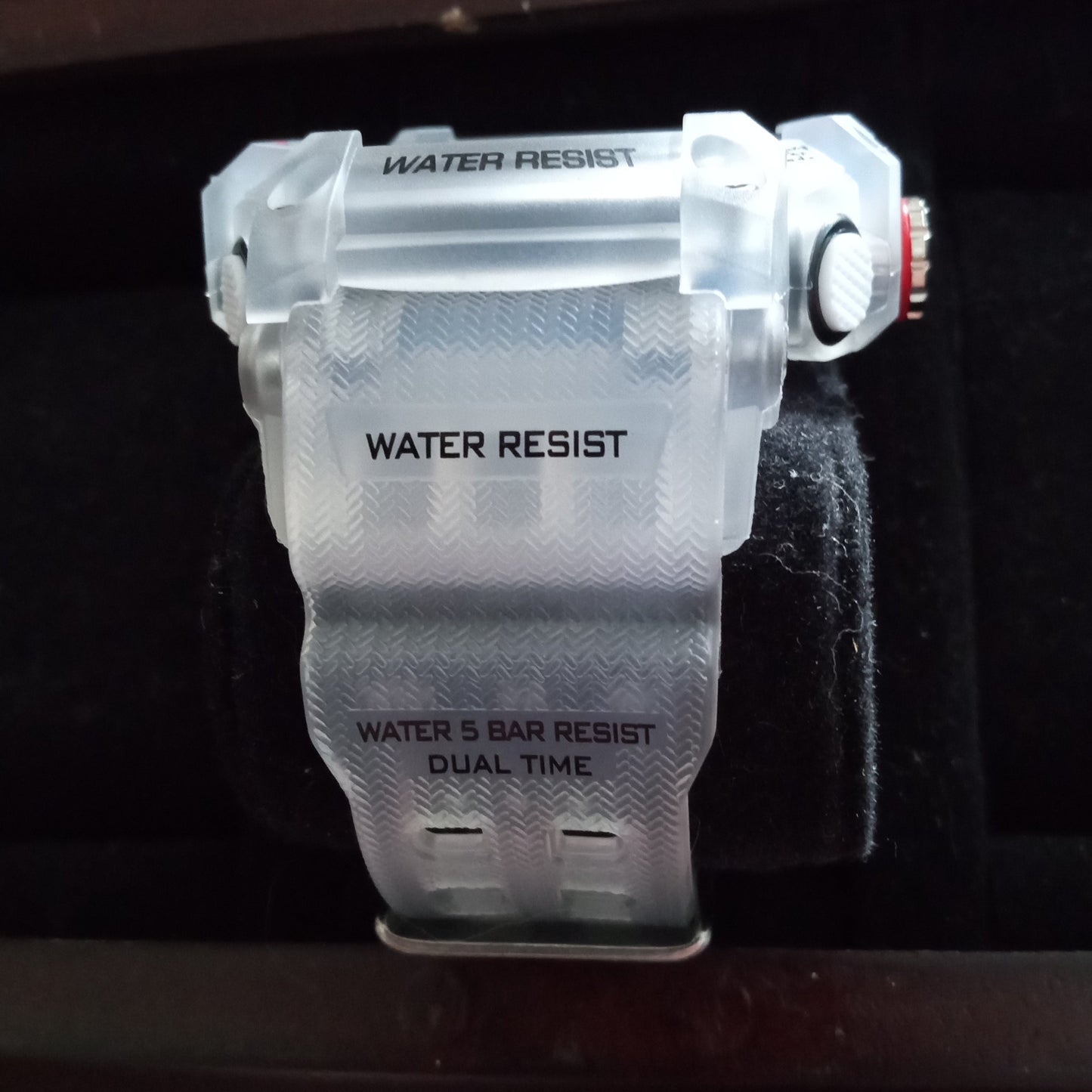 50 Meter DualTime WR ShockWatch with Shockproof Case