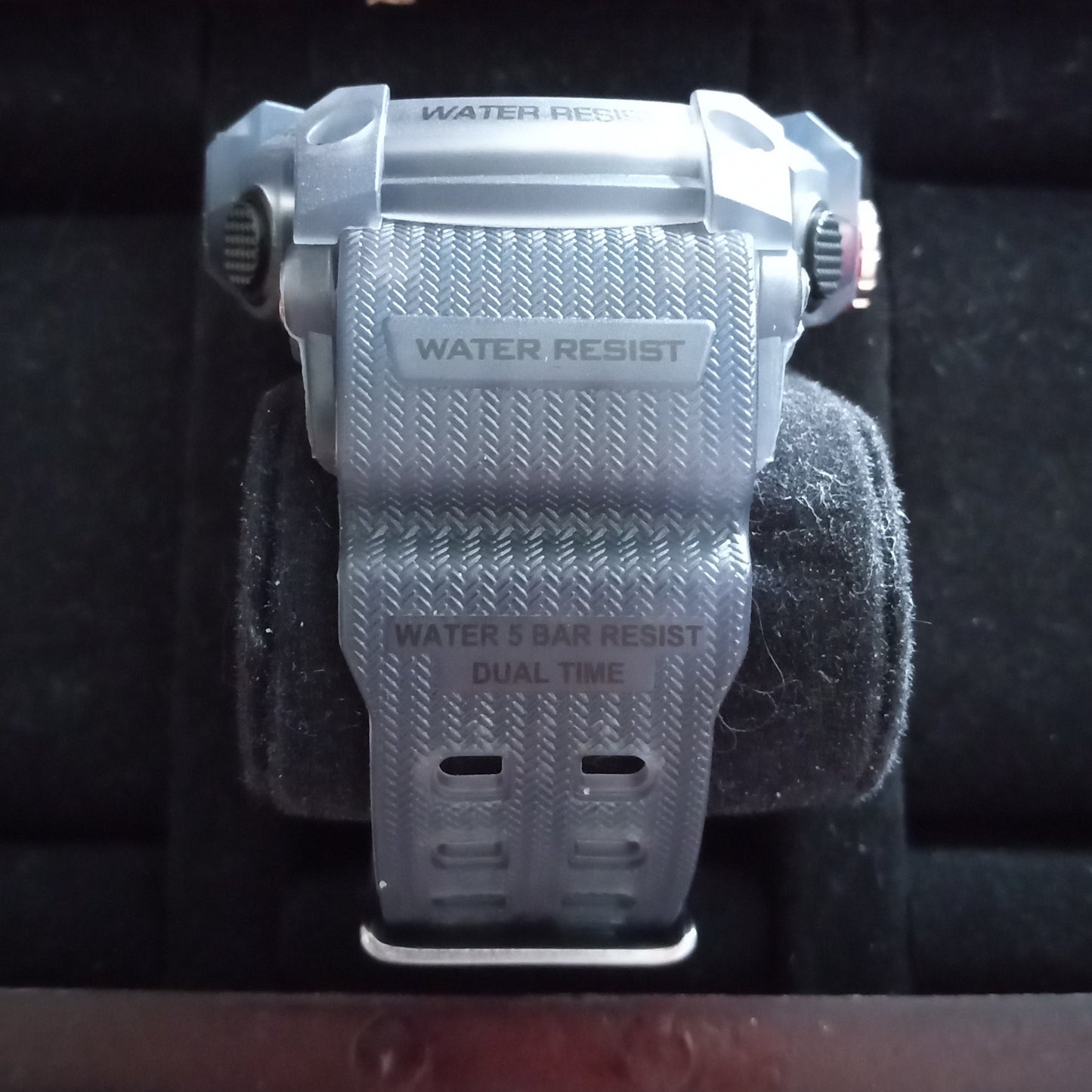 50 Meter DualTime WR ShockWatch with Shockproof Case