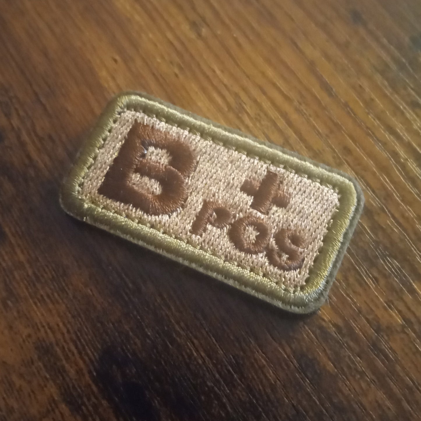 Blood Type Velcro Patches