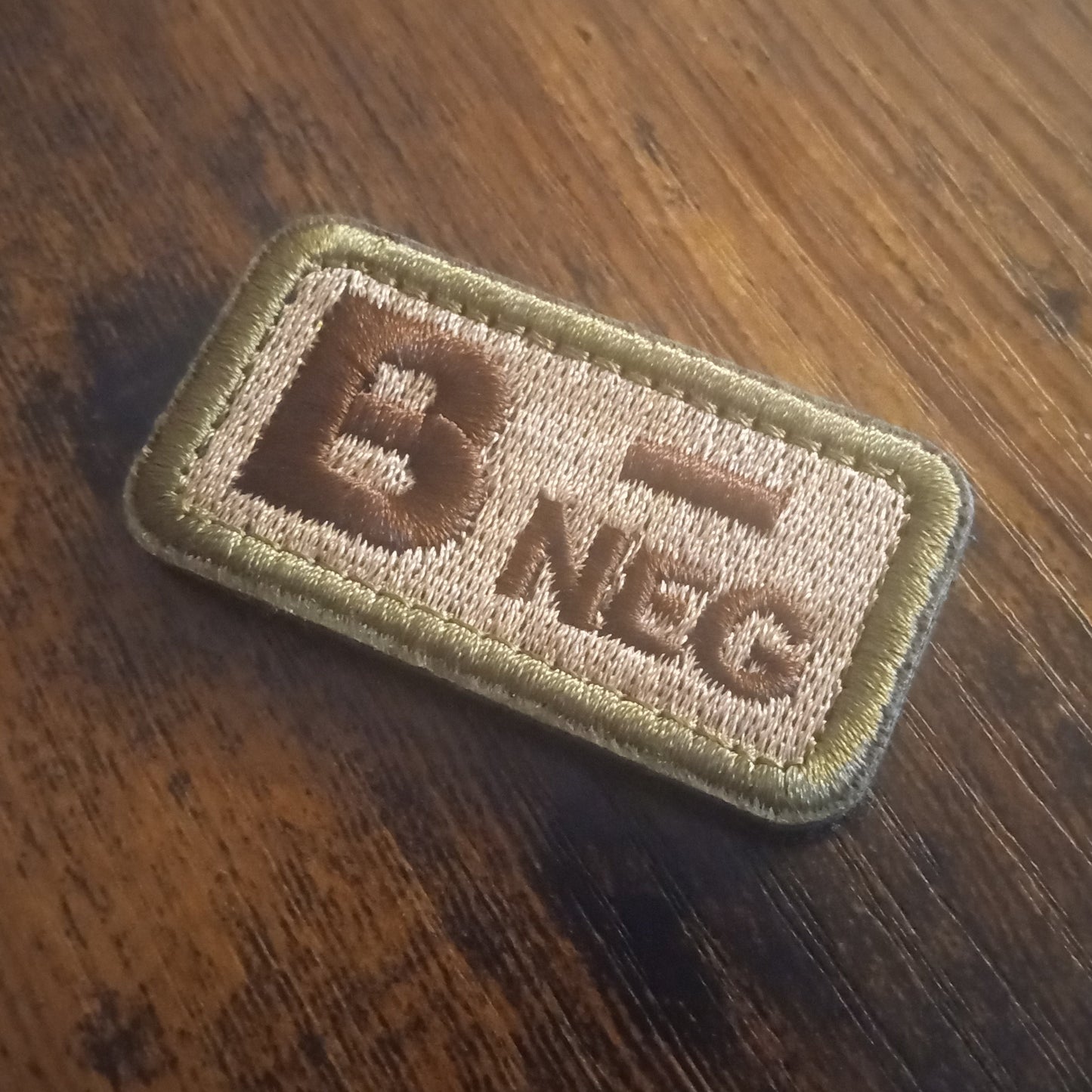 Blood Type Velcro Patches