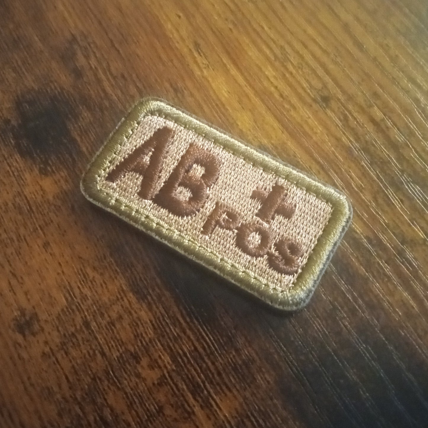 Blood Type Velcro Patches