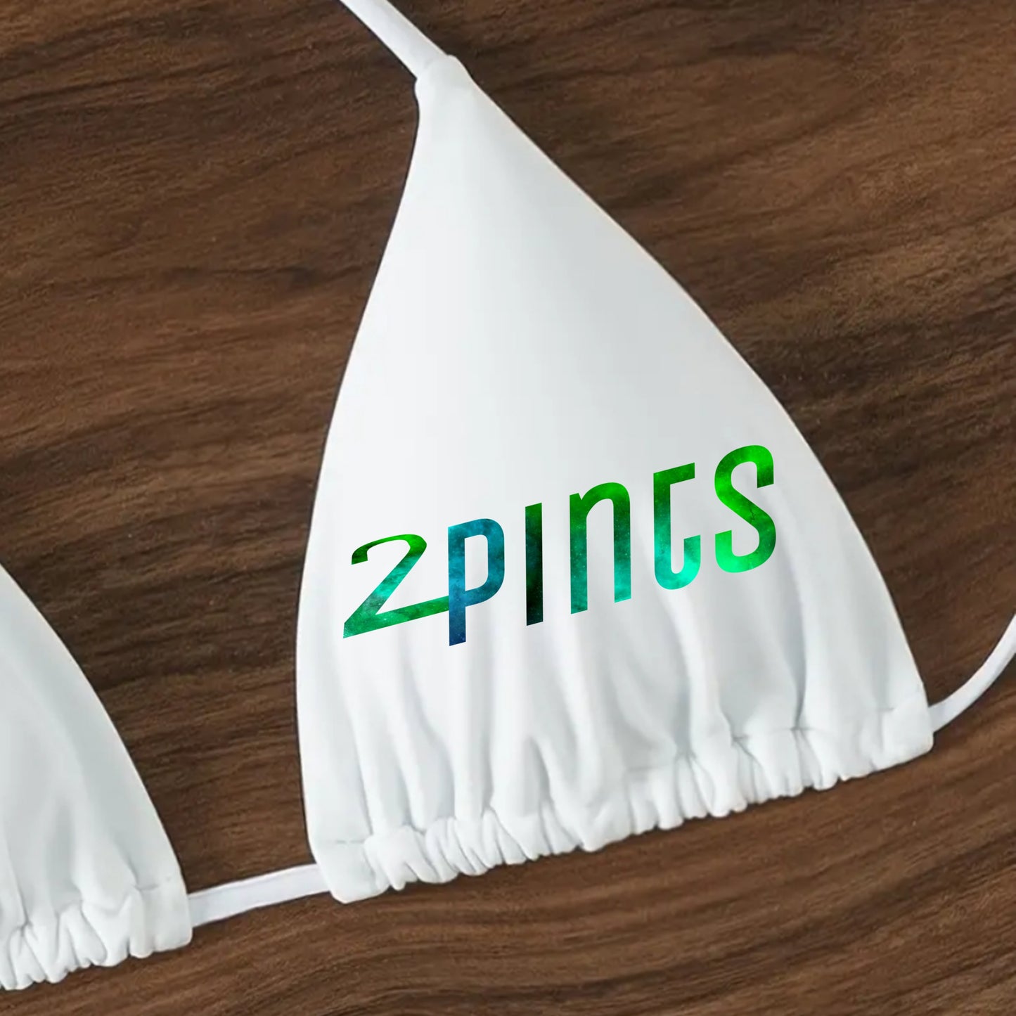 White Padded Bikini Top - First Edition Fishing Swimwear