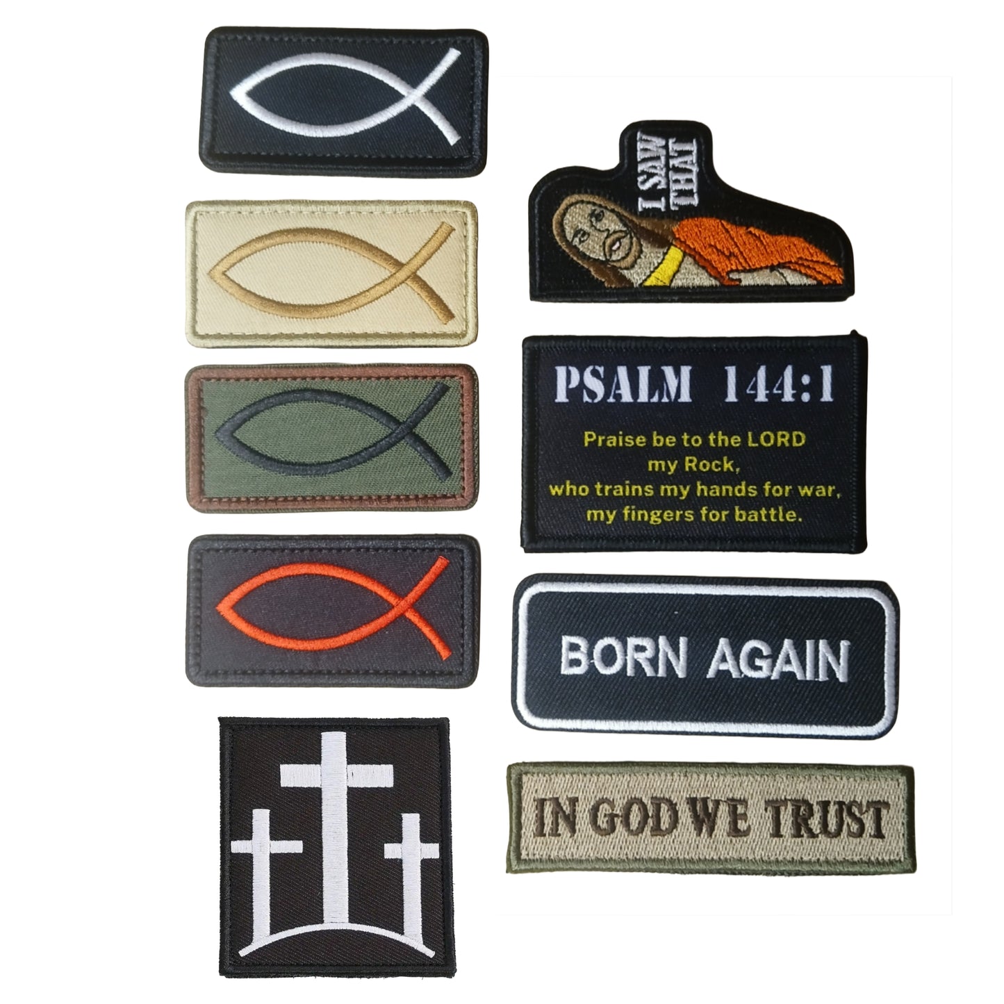 Christian Velcro Patches