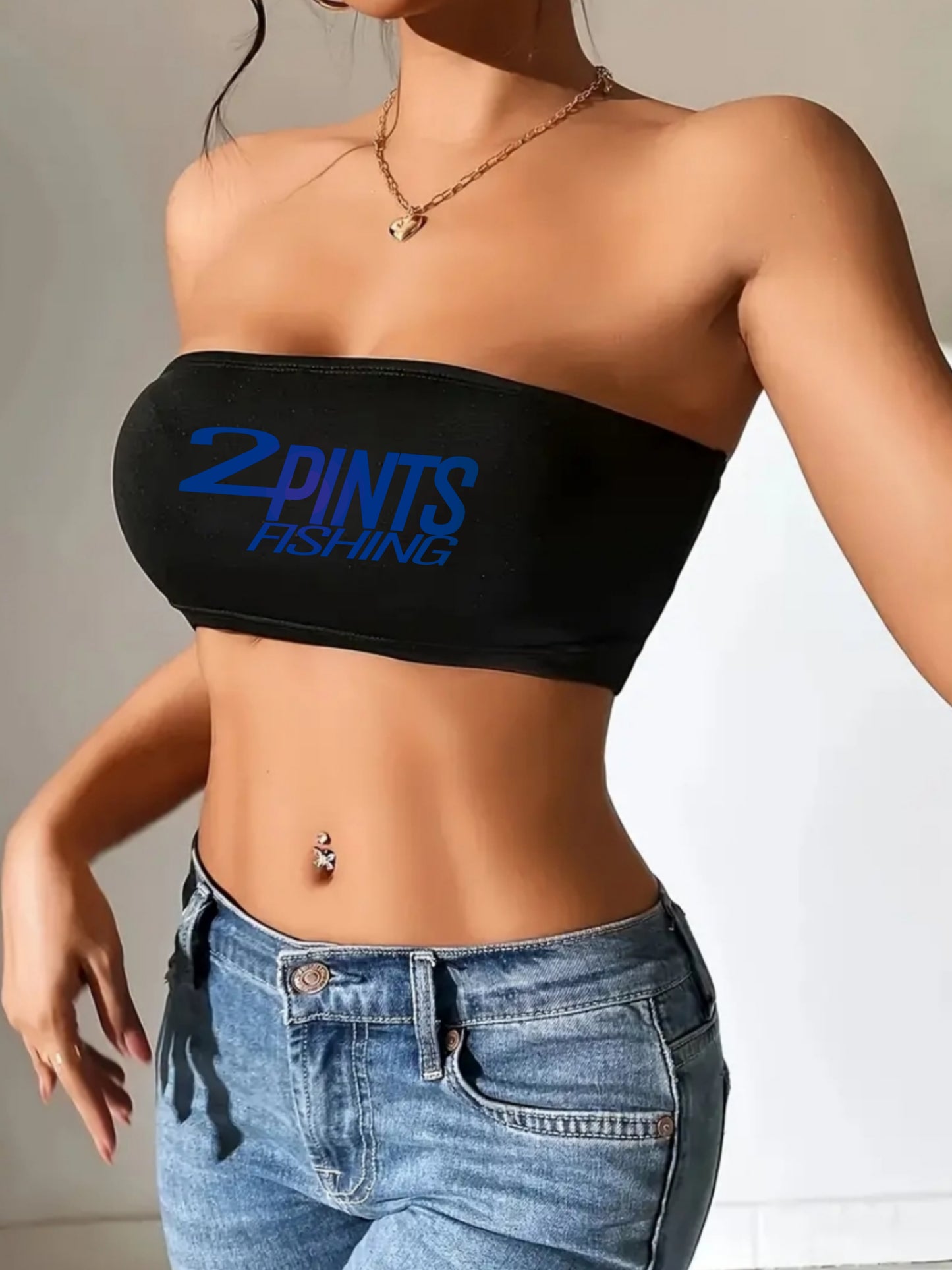 Sculpt Shape Cropped Tube Top - Performance Fishing Bandeau