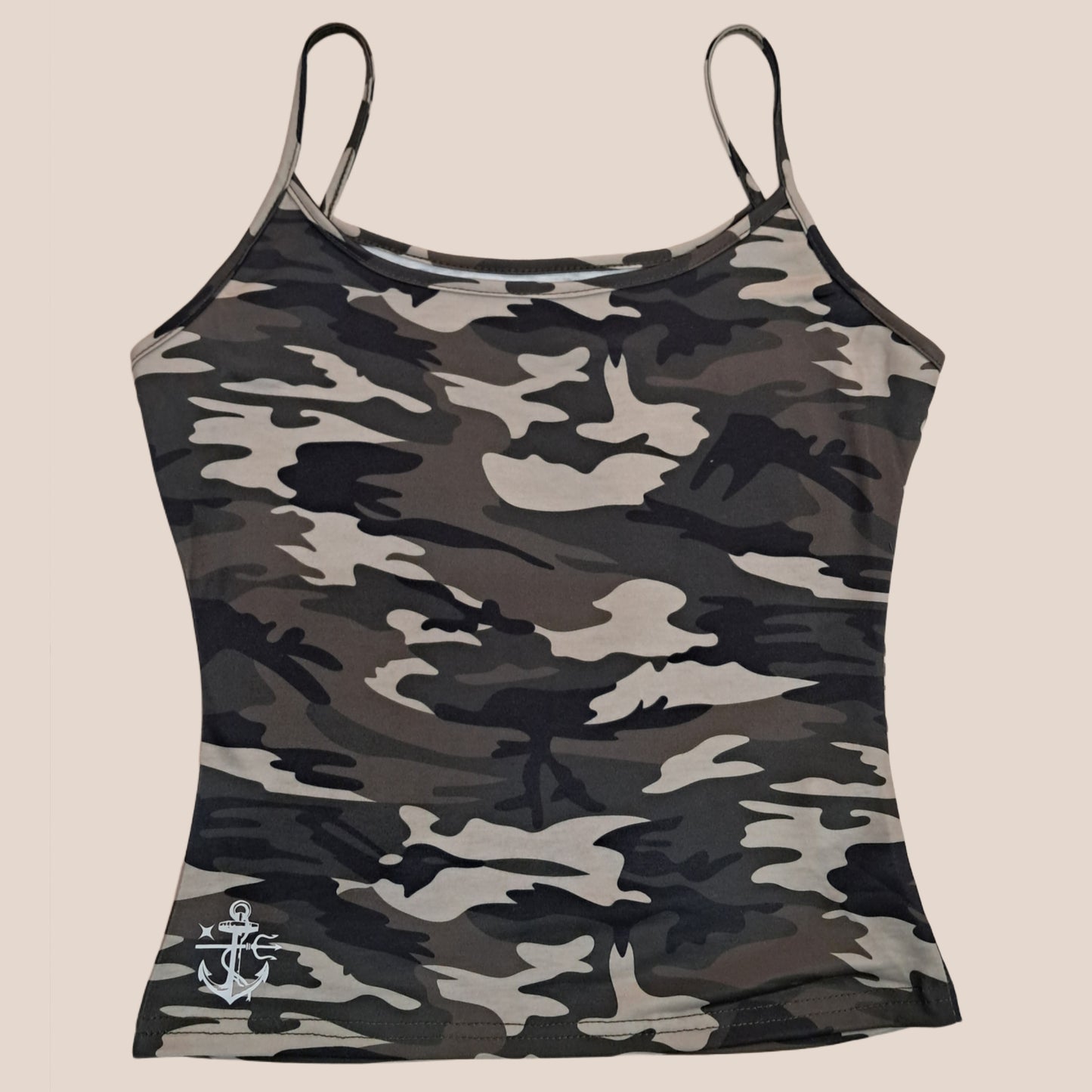 Women's camouflage print tank top - Casual sculpting spaghetti strap