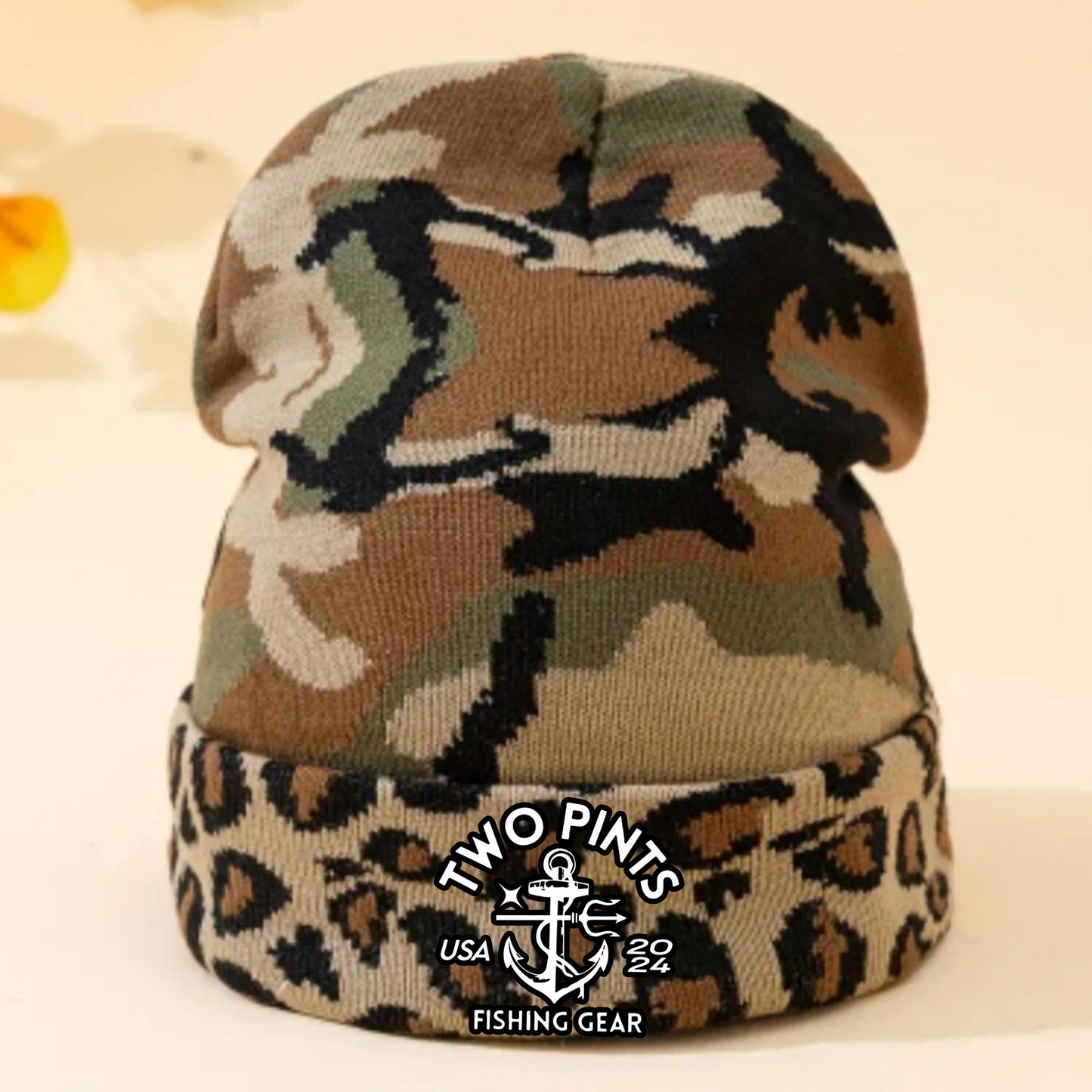 Warm Camo Fishing Beanie