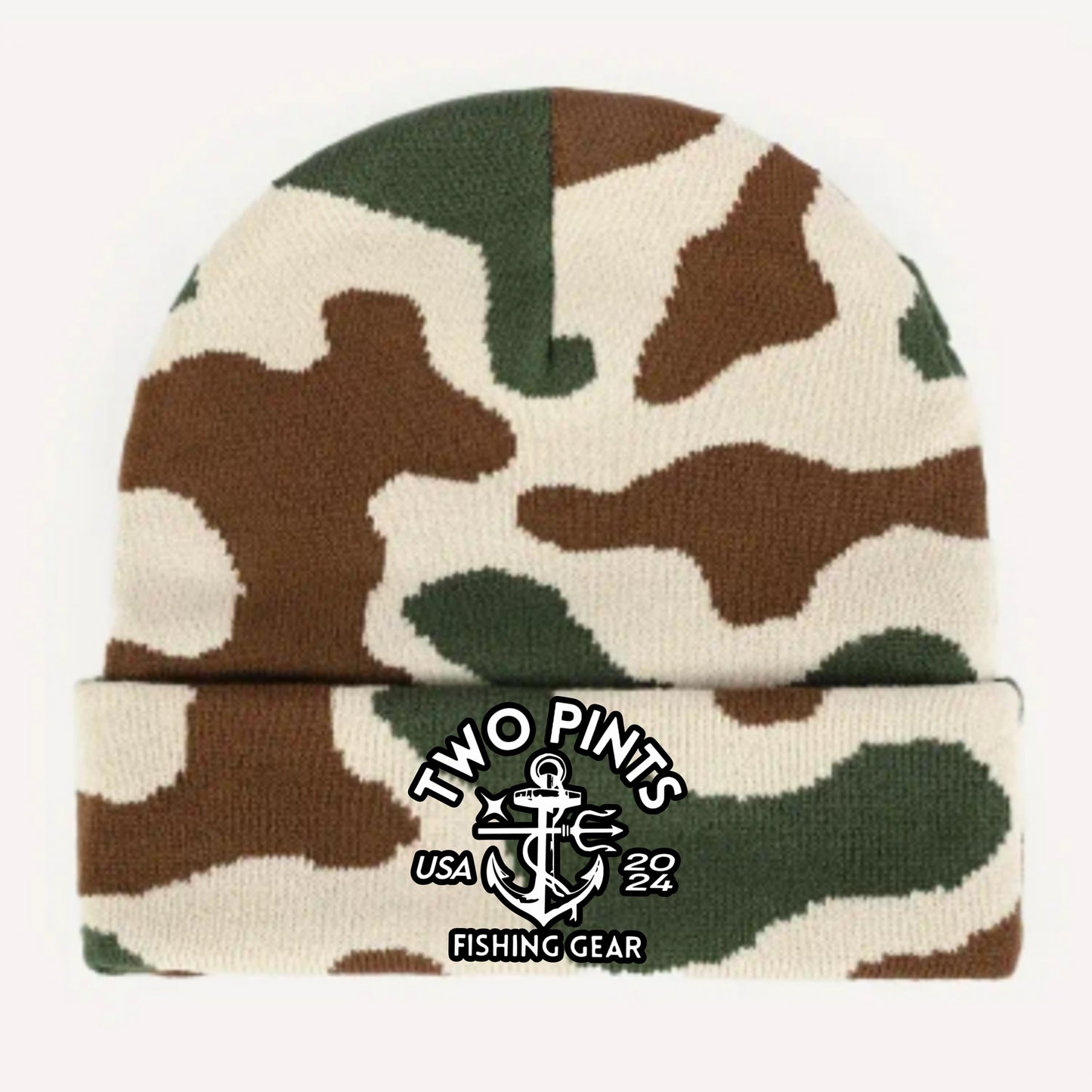 Warm Camo Fishing Beanie