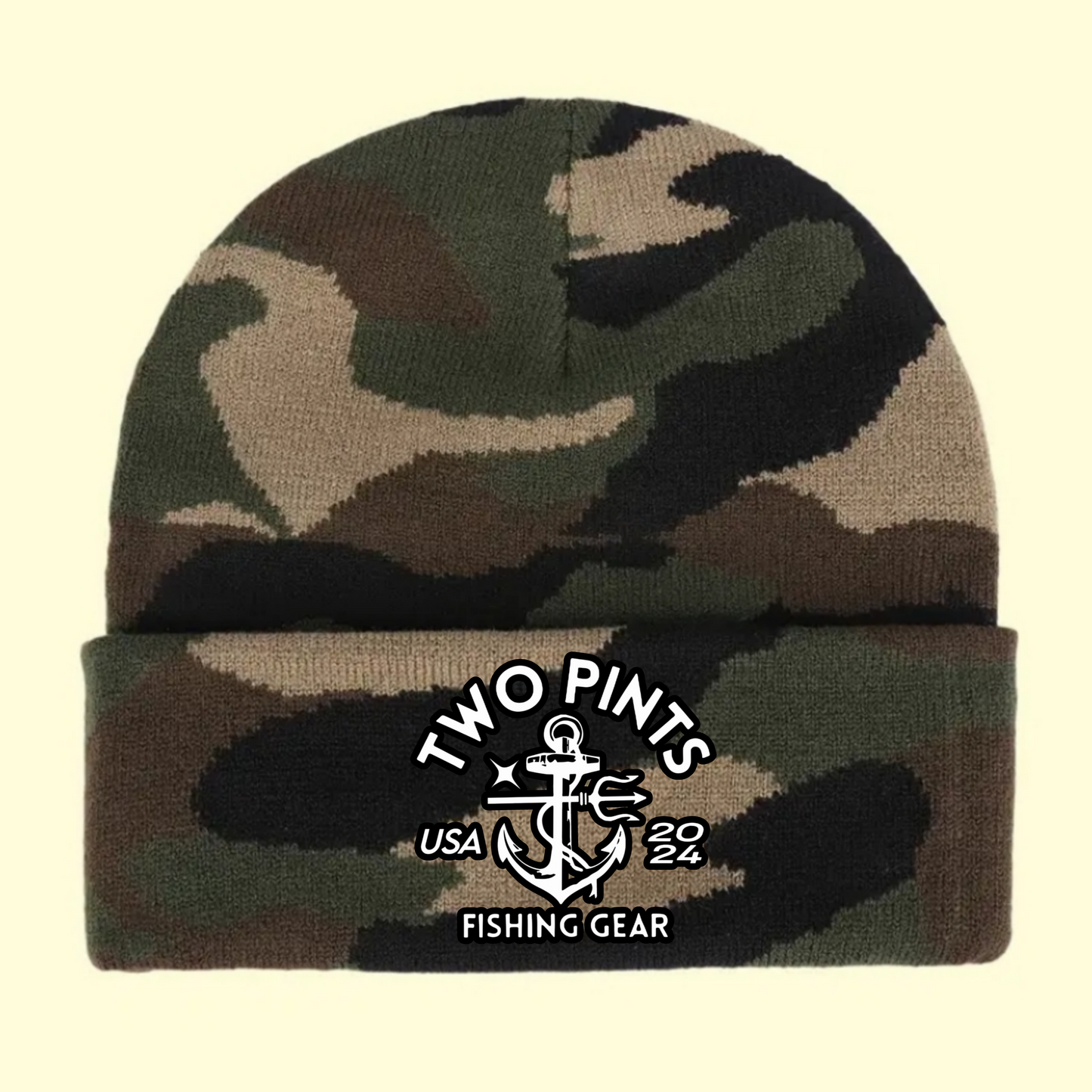 Warm Camo Fishing Beanie