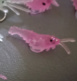 Pink Shrimp Shoe Charms