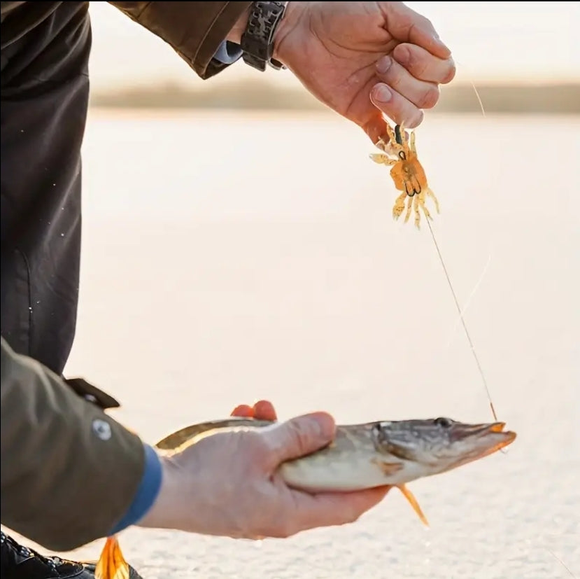 2 Pack Double Hook Weighted Pro Crab Lure