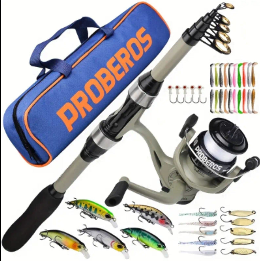 120 Piece Rod Reel Combo