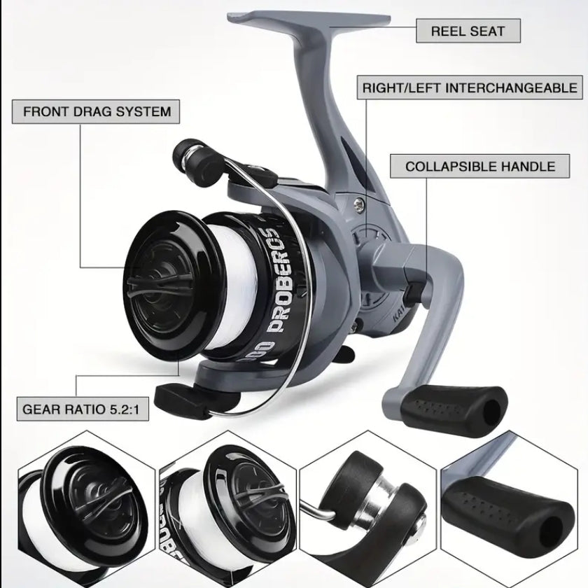 120 Piece Rod Reel Combo