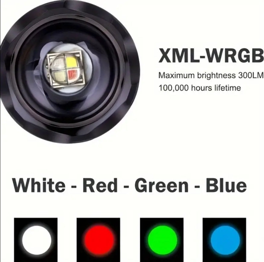 4 Color Hunting Flashlight