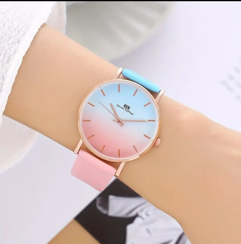 Elegant Quartz Womens Watch , two tone colors, classy and stylish.