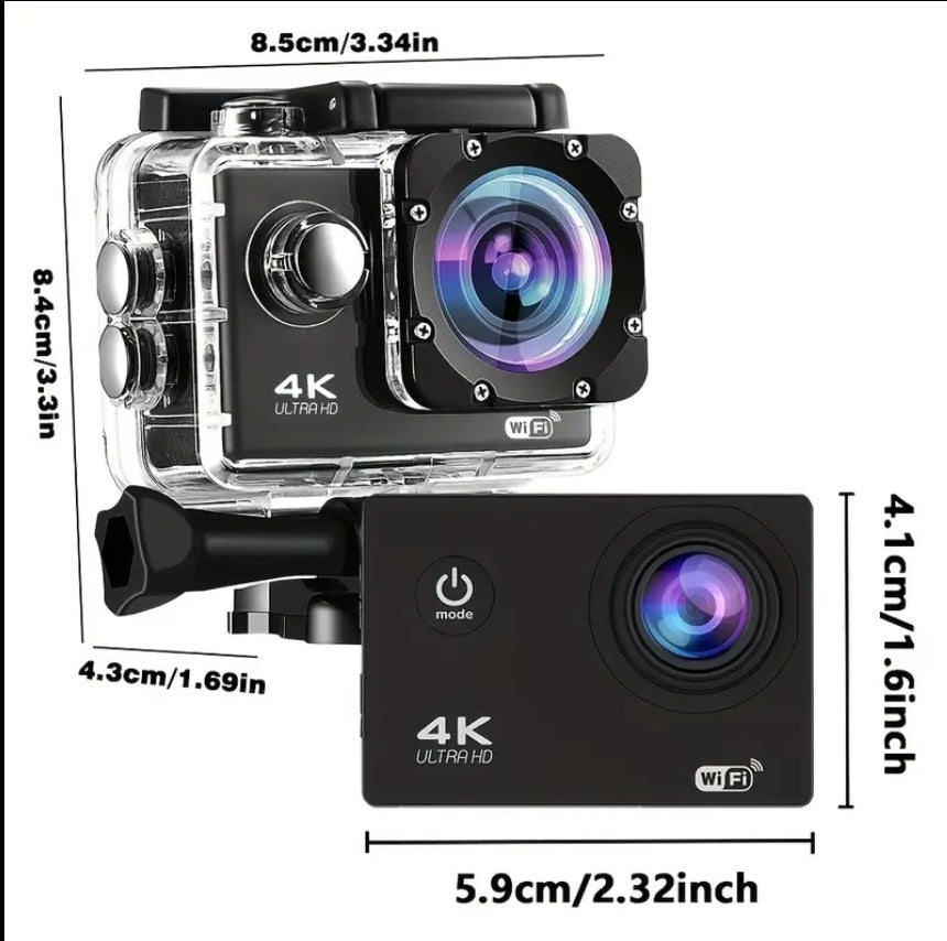 4K Ultra HD Waterproof Camera