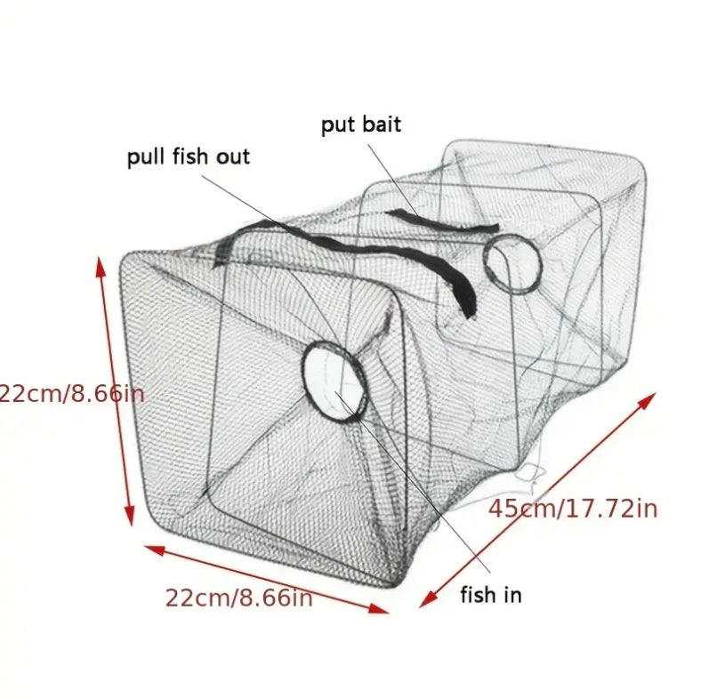 BaitFish Trap Collapsible 17.7 inches - Steel Frame