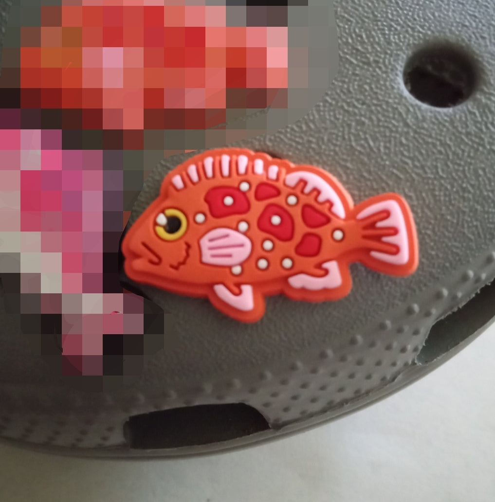 Fish Shoe Charms