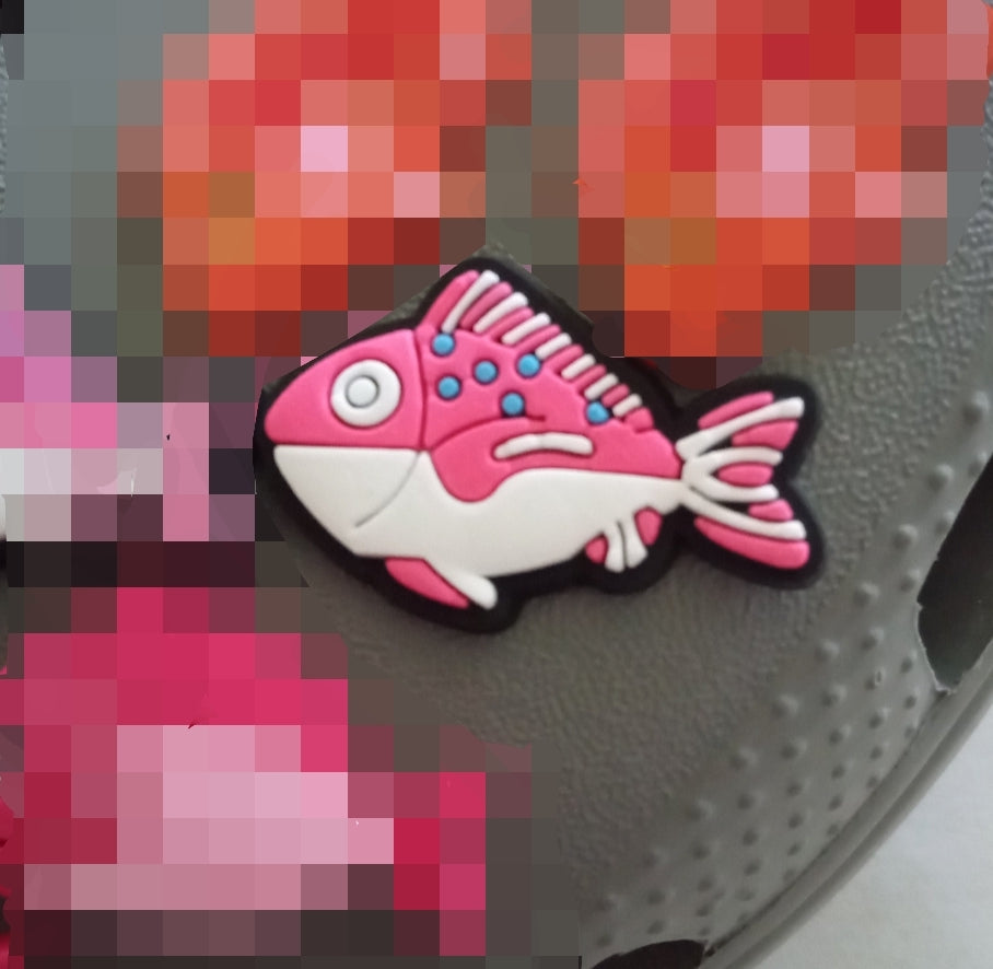 Fish Shoe Charms