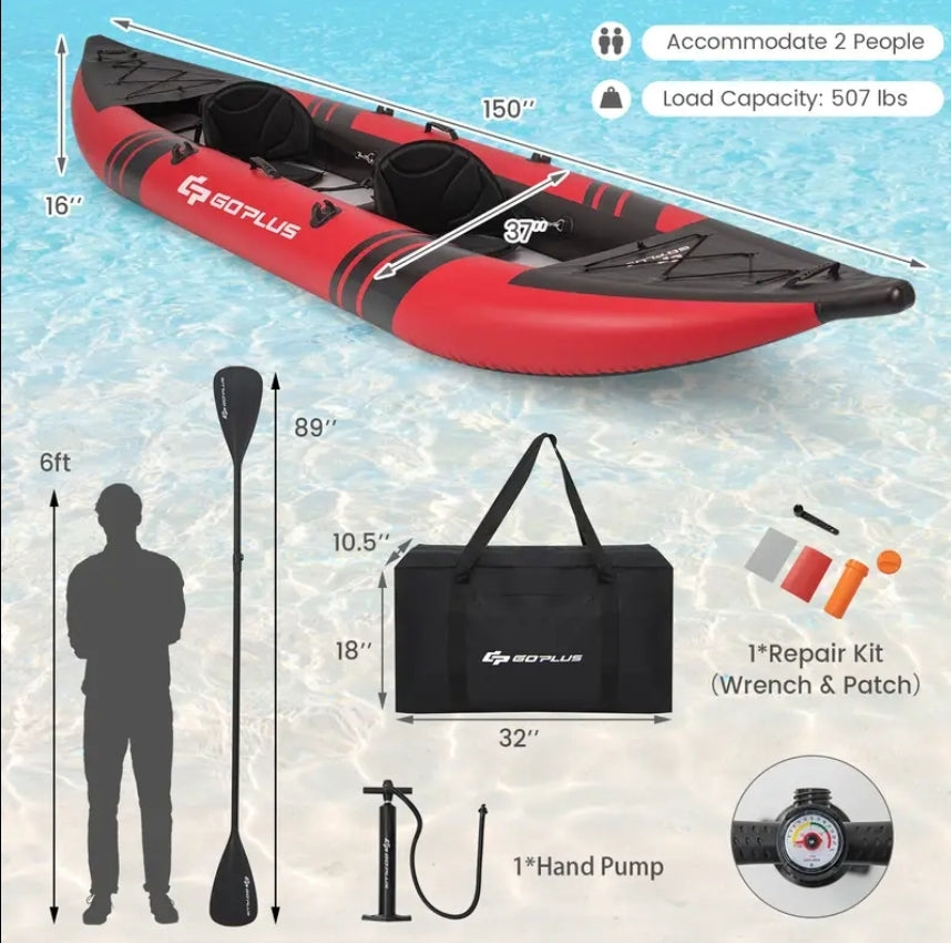 2 Person Inflatable Kayak