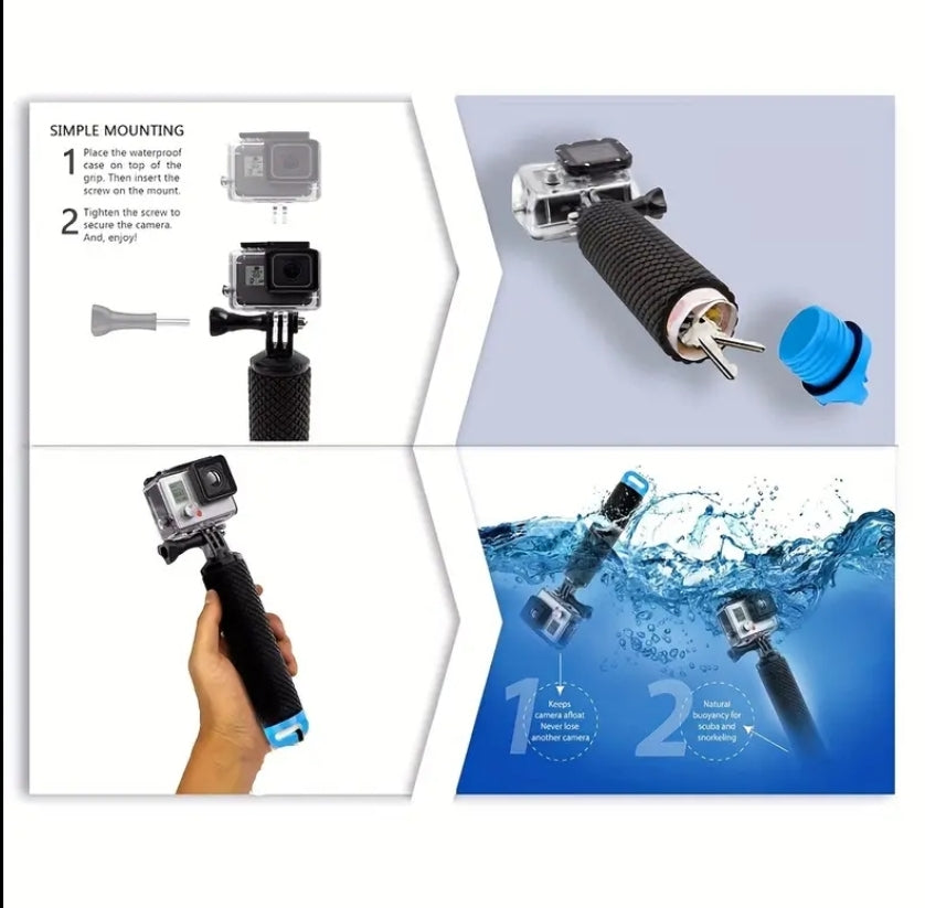 Floating Hand Grip for Action Camera