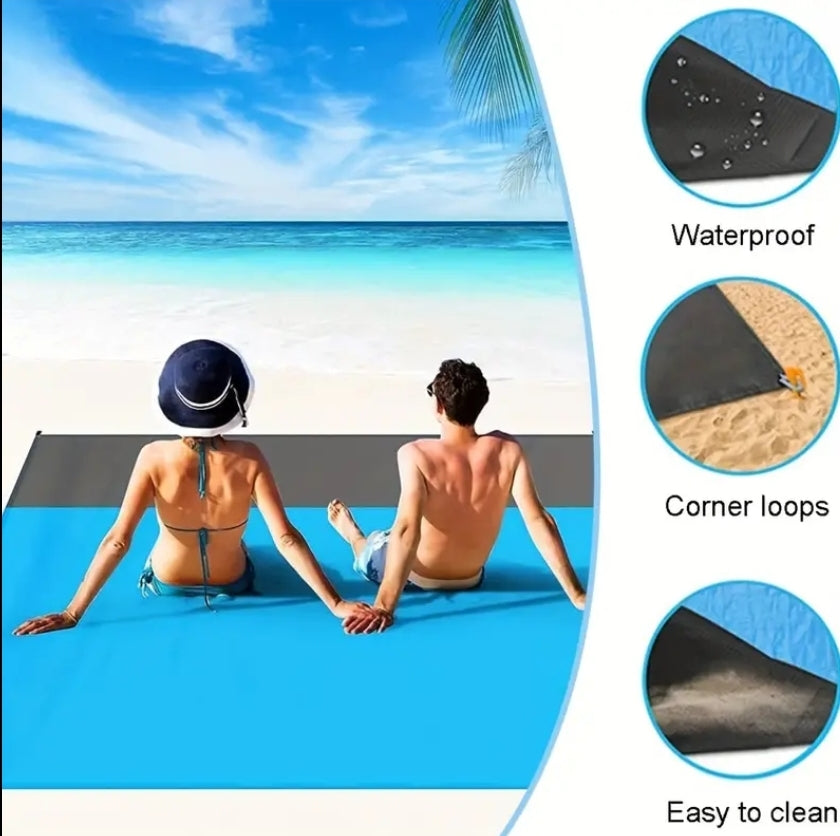 XL Summer Beach Blanket Waterproof Durable and Tear Resistant