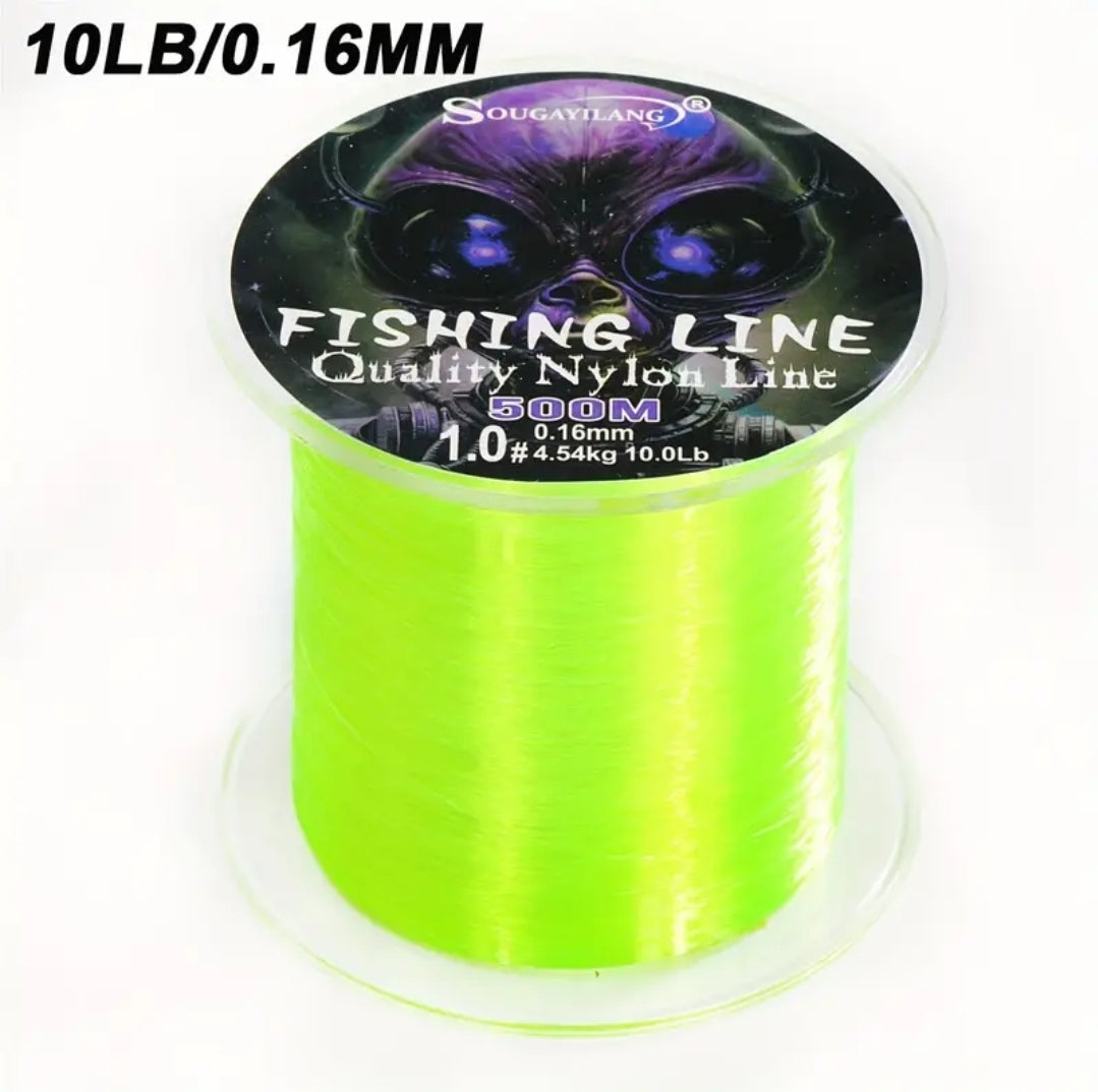 HiVis Mono Quality Fishing Line 500m