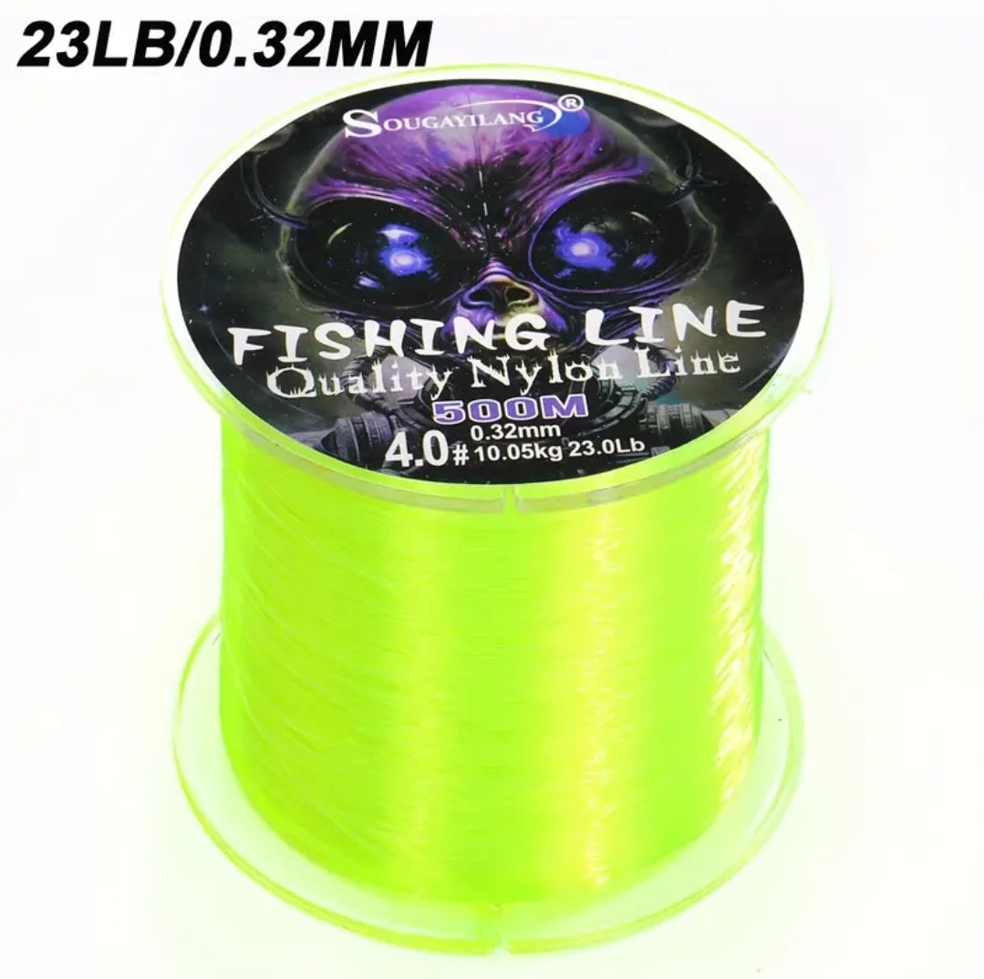 HiVis Mono Quality Fishing Line 500m